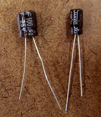 Controller Board Capacitors