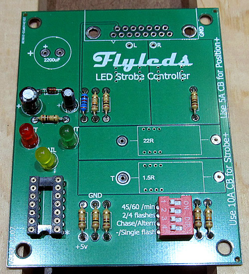 Capacitors Soldered Inot Place