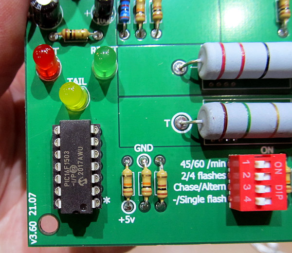 Microcontroller Chip Installed