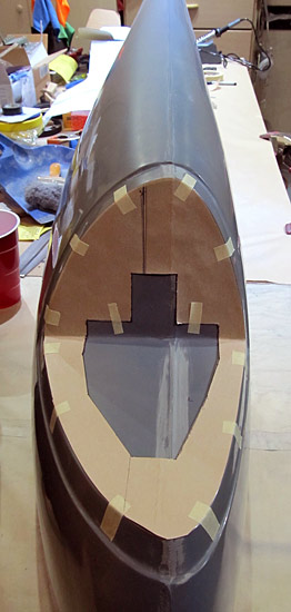 Lay Out Cut-outs For Navigation Lights In Wingtip