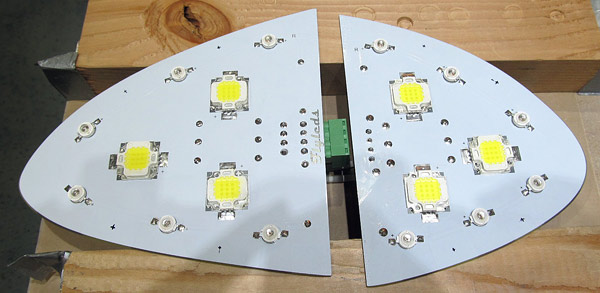 Nav Light Mount Holes Marked