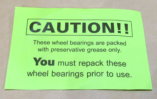 Grove Wheel Bearing