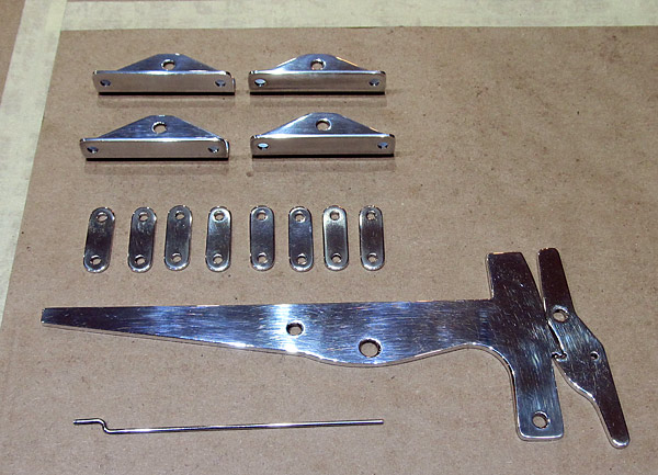 Polished Door Latch Parts