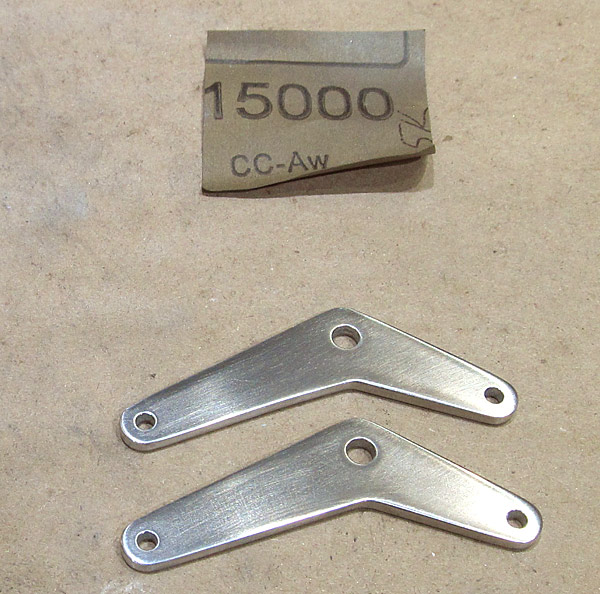 Sanded Latch Bellcranks