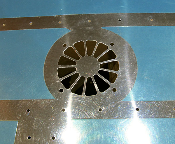 Deburring Canopy Skin Fan Slots