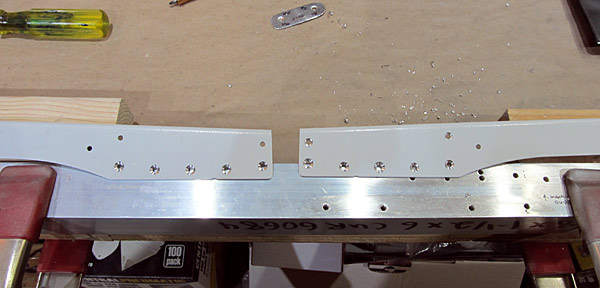 Machine Countersunk Forward Canopy Rail Bases