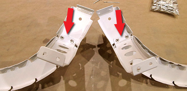 Riveted Intercostals To The Mid Canopy Frame