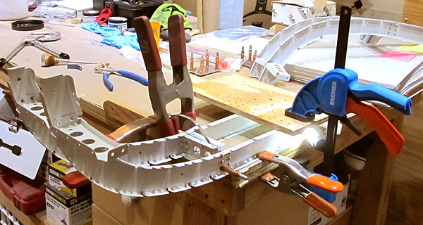 Attaching Canopy Hinge Assemblies To Mid Canopy Frames
