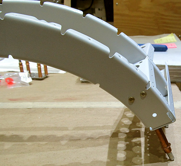 Installing Forward Intercostals To Forward Canopy Frames