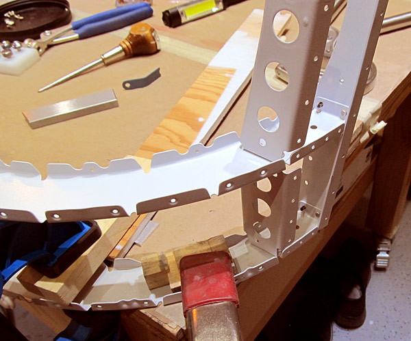 Inside View Of Forward Canopy Frame Assembly