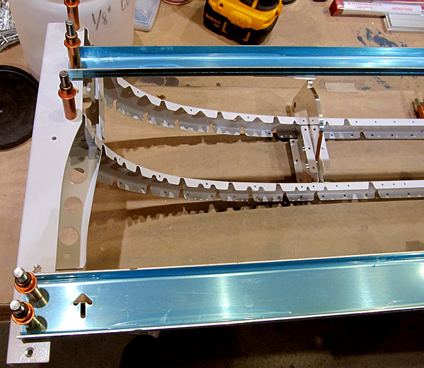 Frame Fixtures Clecoed In Place