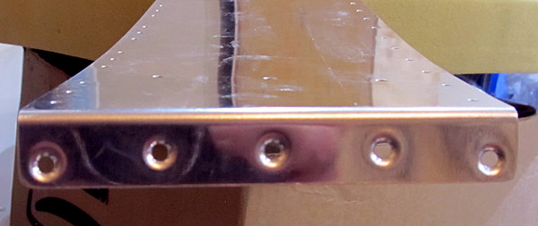 Dimple Holes In Flanges Of Canopy Frame Close-out