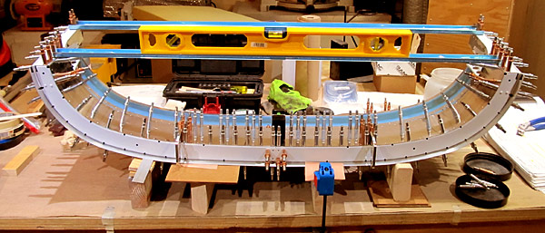 canopy Frame Close-out Clecoed Into Position