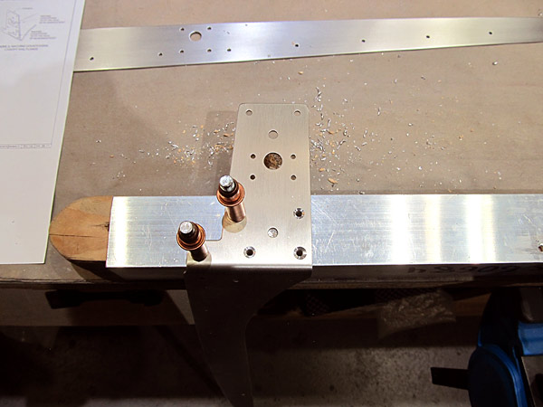 Countersinking Holes In Aft Canopy Rail Flange