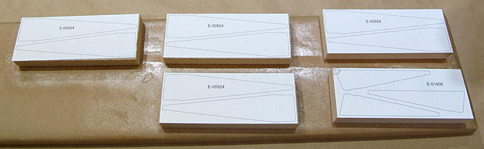 Templates For Elevator Trailing Edge Ribs