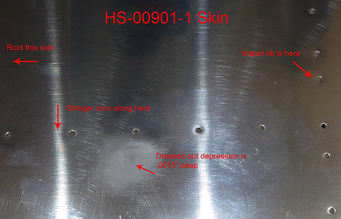 Horizontal Stabilizer Skin Flaw