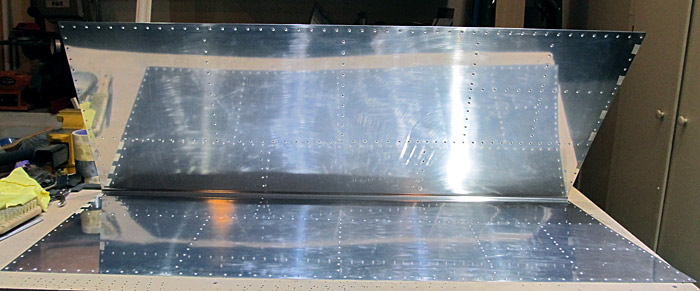 Horizontal Stabilizer Left Skin Dimpling