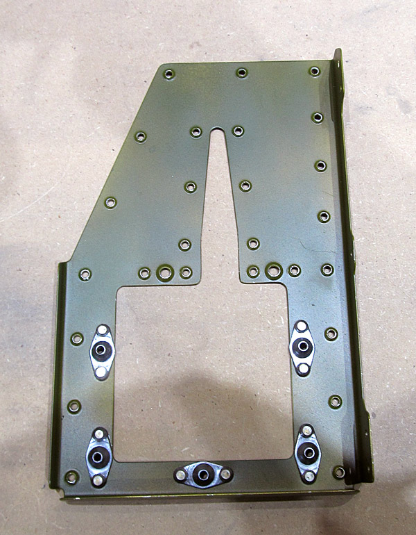 Rivet Nutplates To Trim Reinforcement Doubler